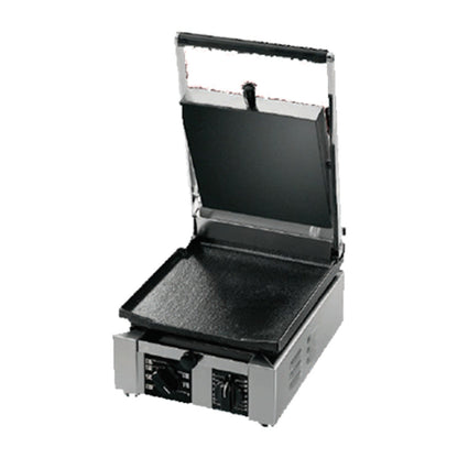 Univex Single Countertop Panini Press with Smooth Plates - UVPPRESS1F