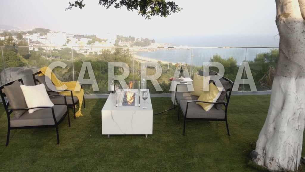 Carrara Fire Table