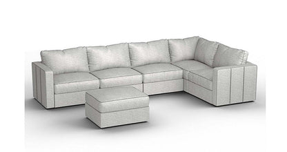 Lovesac – 6 Seats + 8 Sides Luxe Chenille &amp; Lovesoft – Tonal Sterling - 1772612886014_636