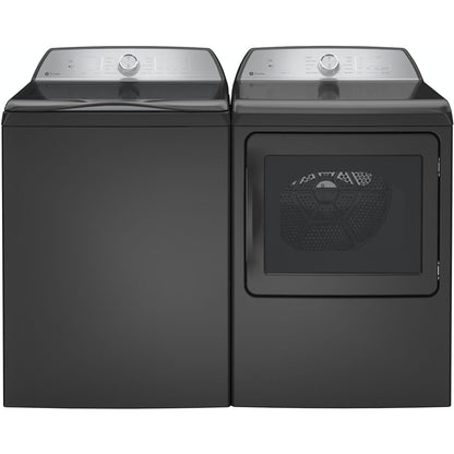 GE Appliances  Profile 28 Inch Top Load Smart Washer & GE Profile 27 Inch Gas Dryer - PTW600BPRDG