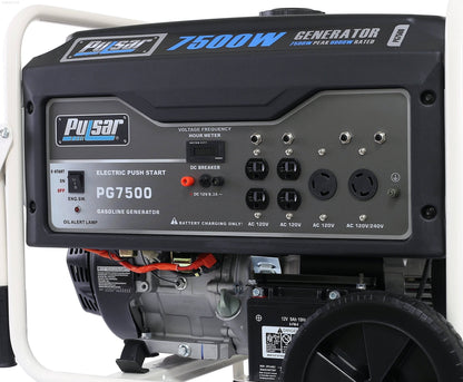 Pulsar PG7500-7500W Generator RATED 6000W - PowerGen USA