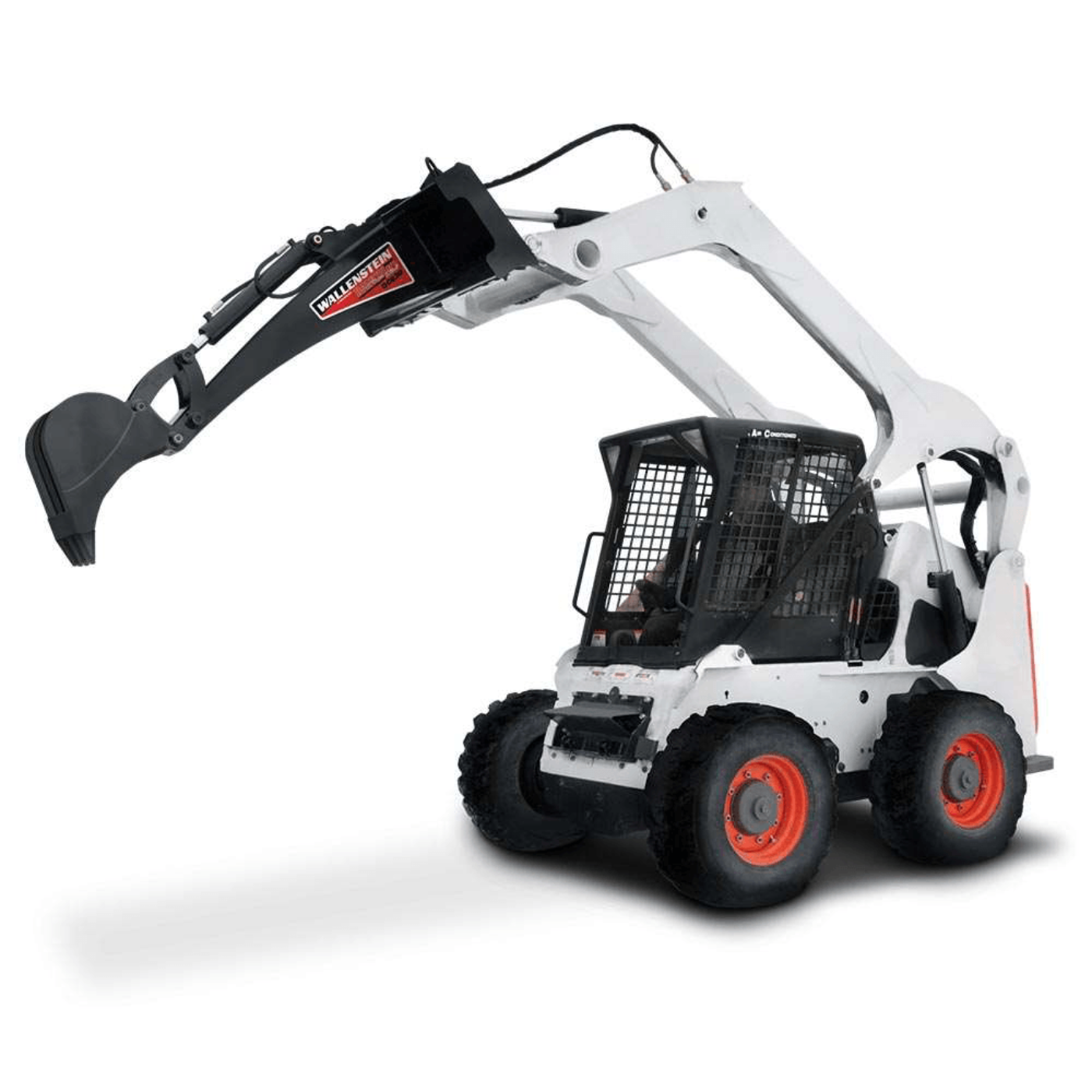 Wallenstein QC620 Skid Digger Attachment for Skidsteer - QC620