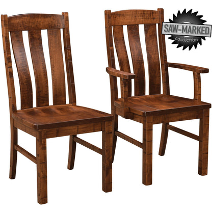 QW Amish 'Saw-Marked' Carr Chair - 614S-CARR