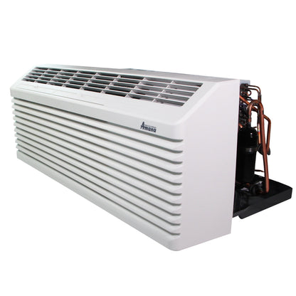 AMANA PTAC 15,000 BTU Air Conditioner Heat Pump PTH153J35AXXX with 3.5 kW Heater 20 Amp plug R32 - APTH15J30037