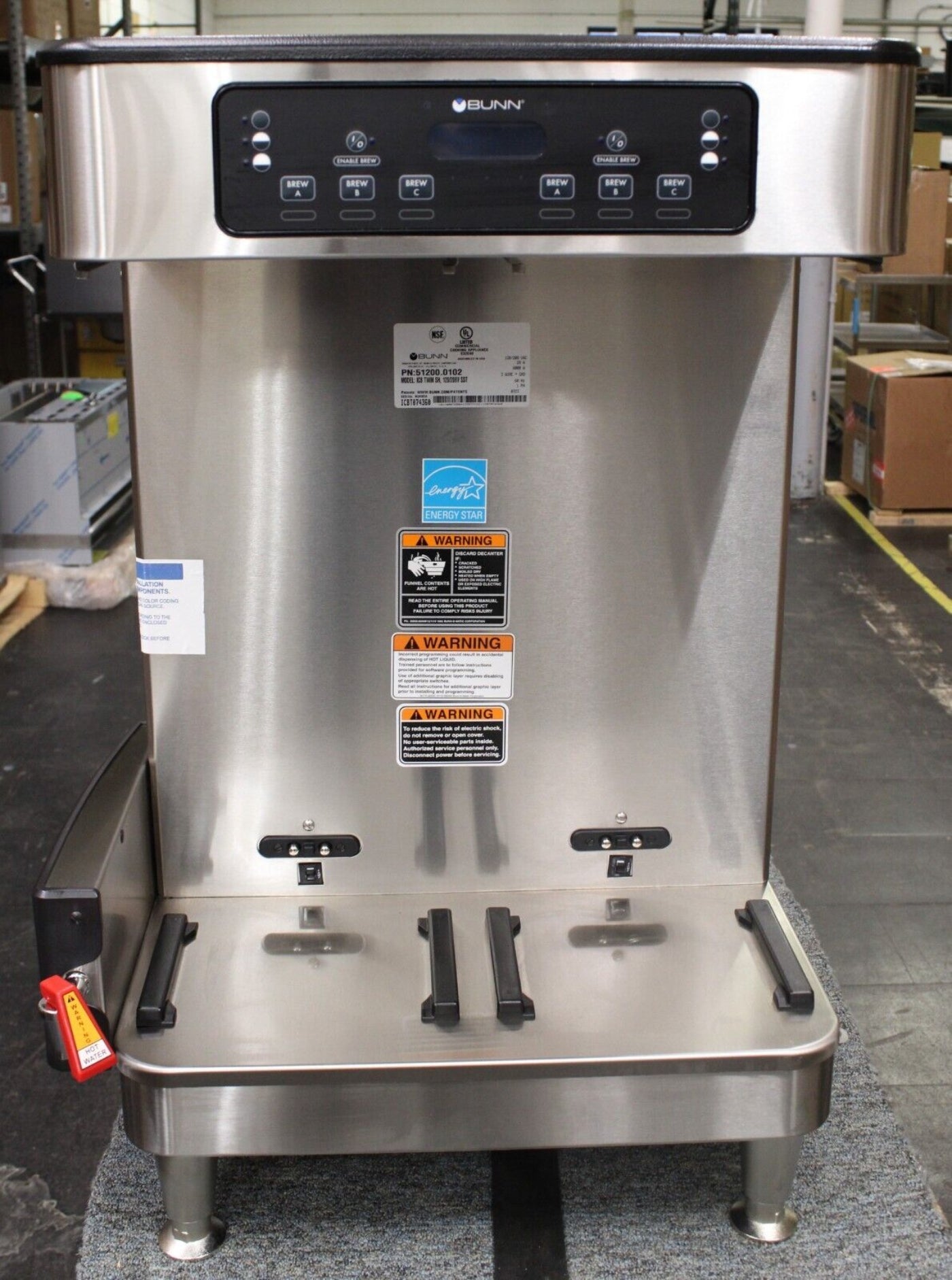 *Ding and Dent* Bunn 51200.0102 Twin Soft Heat Coffee Brewer - DD512000102