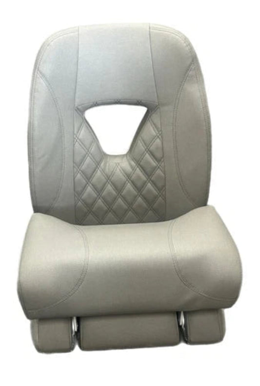 Sportsman Boats – Taco Marine/Sportsman 26" X 21" Gray Helm/ Captains Chair – 16B2 / 74749R