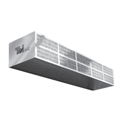 Curtron S-LP-120-2-EH-FILTER 121" Heated Low Profile Air Curtain with Filter - CUSLP1202EHFILTER