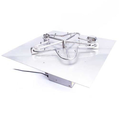 HPC 30″ Square Flat Pan Torpedo Burner Electronic Ignition System - TOR-30FSSEI-SQ-120VAC-NG