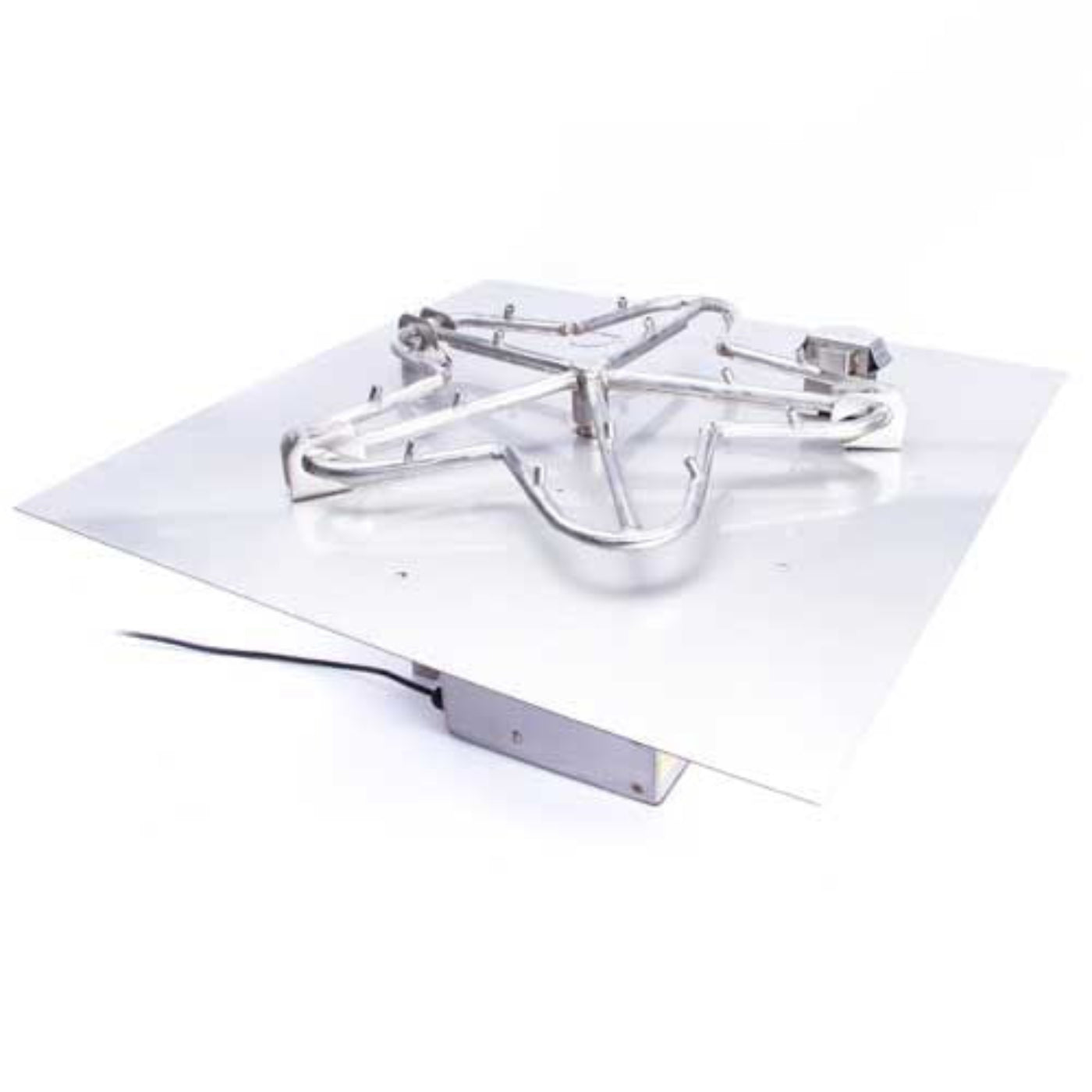 HPC 42″ Square Flat Pan Torpedo Burner Electronic Ignition System - TOR-42FSSEI-SQ-120VAC-NG