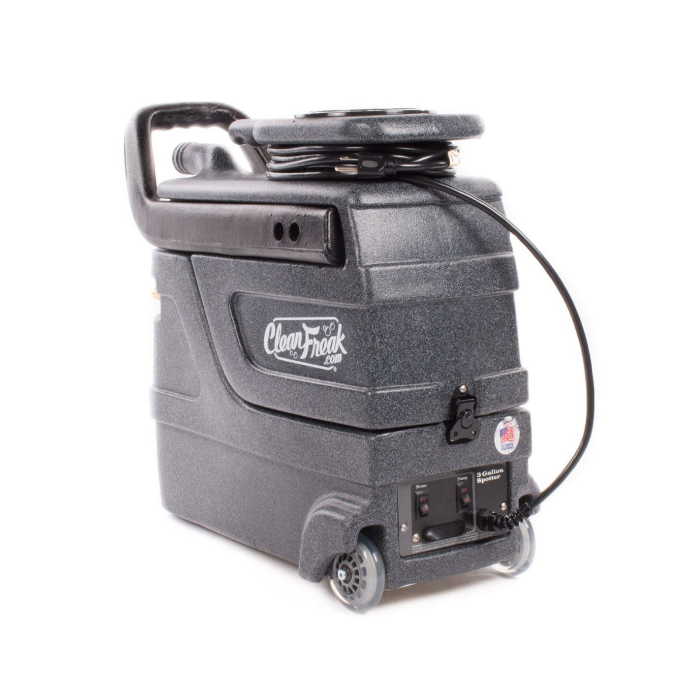 CleanFreak Commercial Carpet Spot Cleaning Machine w/ 4" Plastic Hand Tool - 3 Gallons - SAN-CF-3