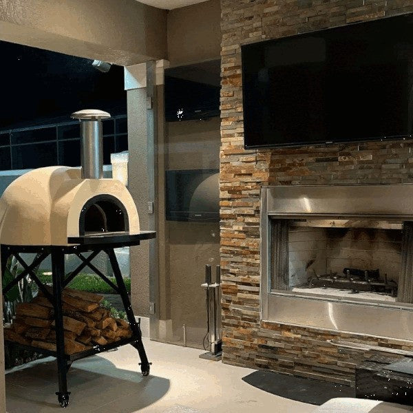 Forno Piombo Santino 60 Pizza Oven in Back Area