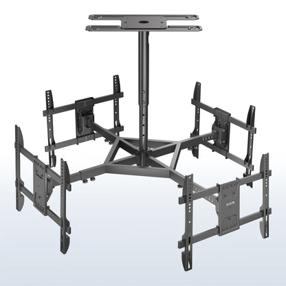 VIVO Hanging Quad TV Ceiling Mount - 32” to 50” Screens - MOUNT-VC450