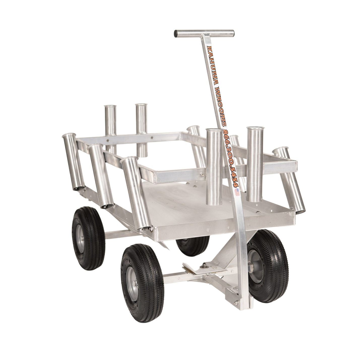 Alumacart Sidekick Pier and Dock Wagon with Rod Holders New