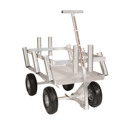 Alumacart Sidekick Pier and Dock Wagon with Rod Holders New