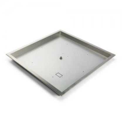 36" Square Drop In Stainless Steel Burner Pan High Capacity - PENTA18-FPK-SQ-NG