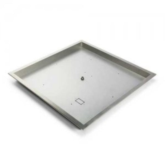 42" Square Drop In Stainless Steel Burner Pan High Capacity -  570-42HCSQ