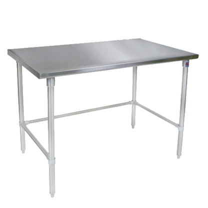 John Boos ST6-3660GBK 60" W x 36" D Work Table, Stainless Steel Top - JBST63660GBK