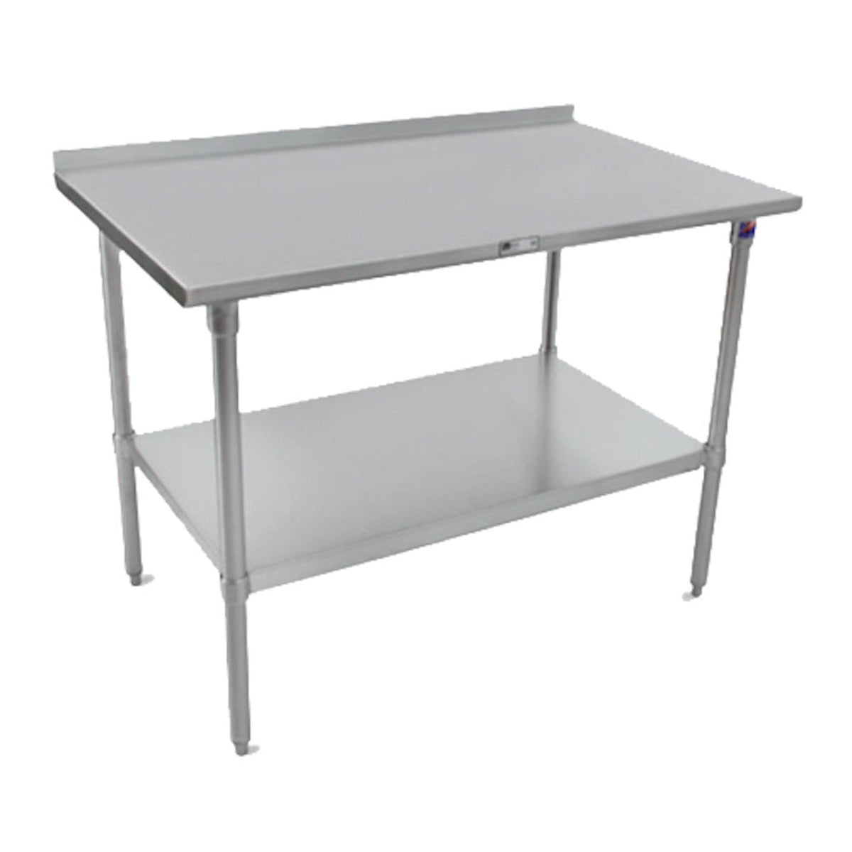 John Boos ST6R1.5-30108SSK Stainless Steel 108" W x 30" D Work Table - JBST6R1530108SSK