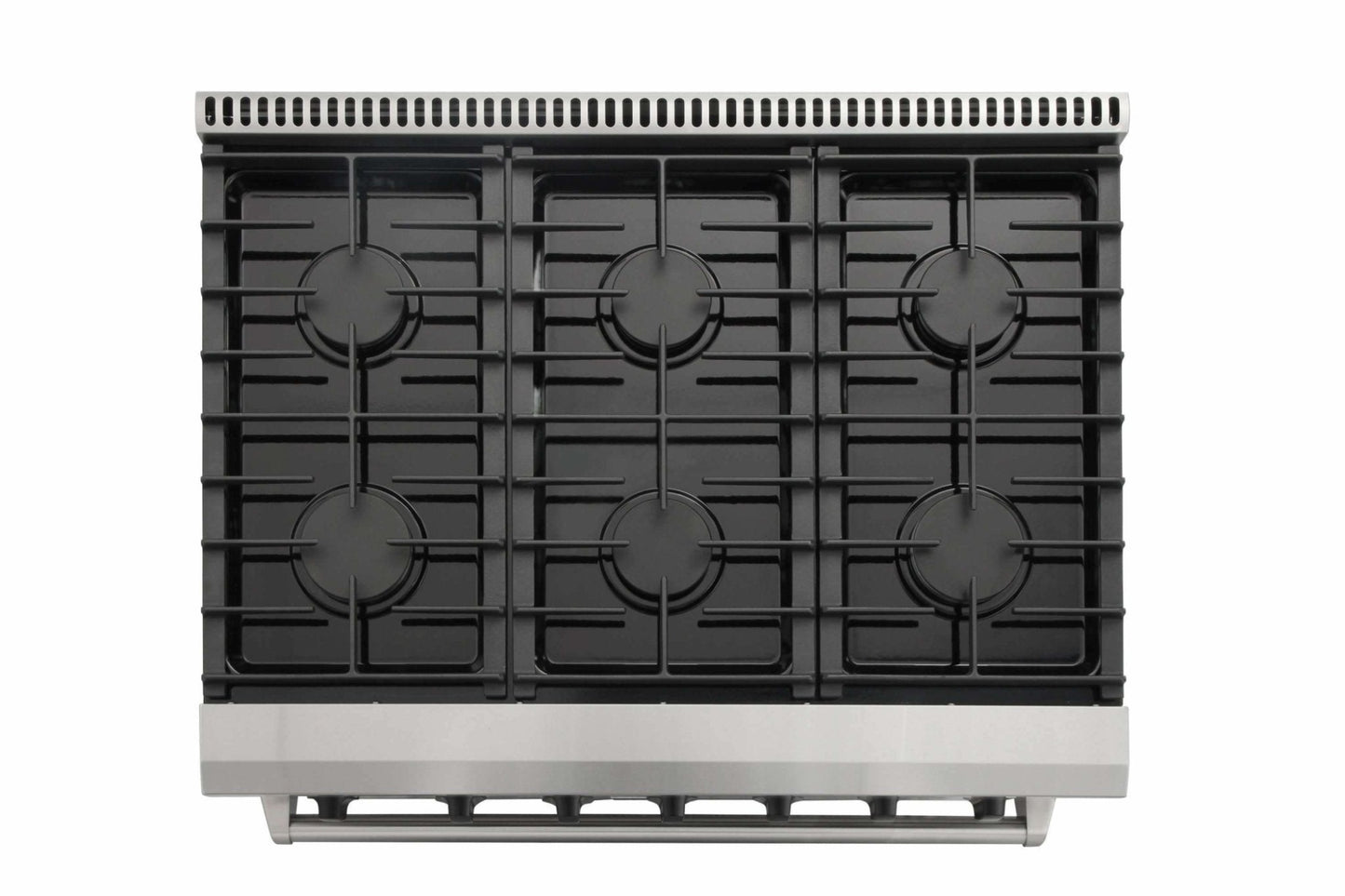 Thor Kitchen 3-Piece Appliance Package - 36-Inch Propane Gas Range, Dishwasher & Refrigerator in Stainless Steel - APR3-LRG36-LP