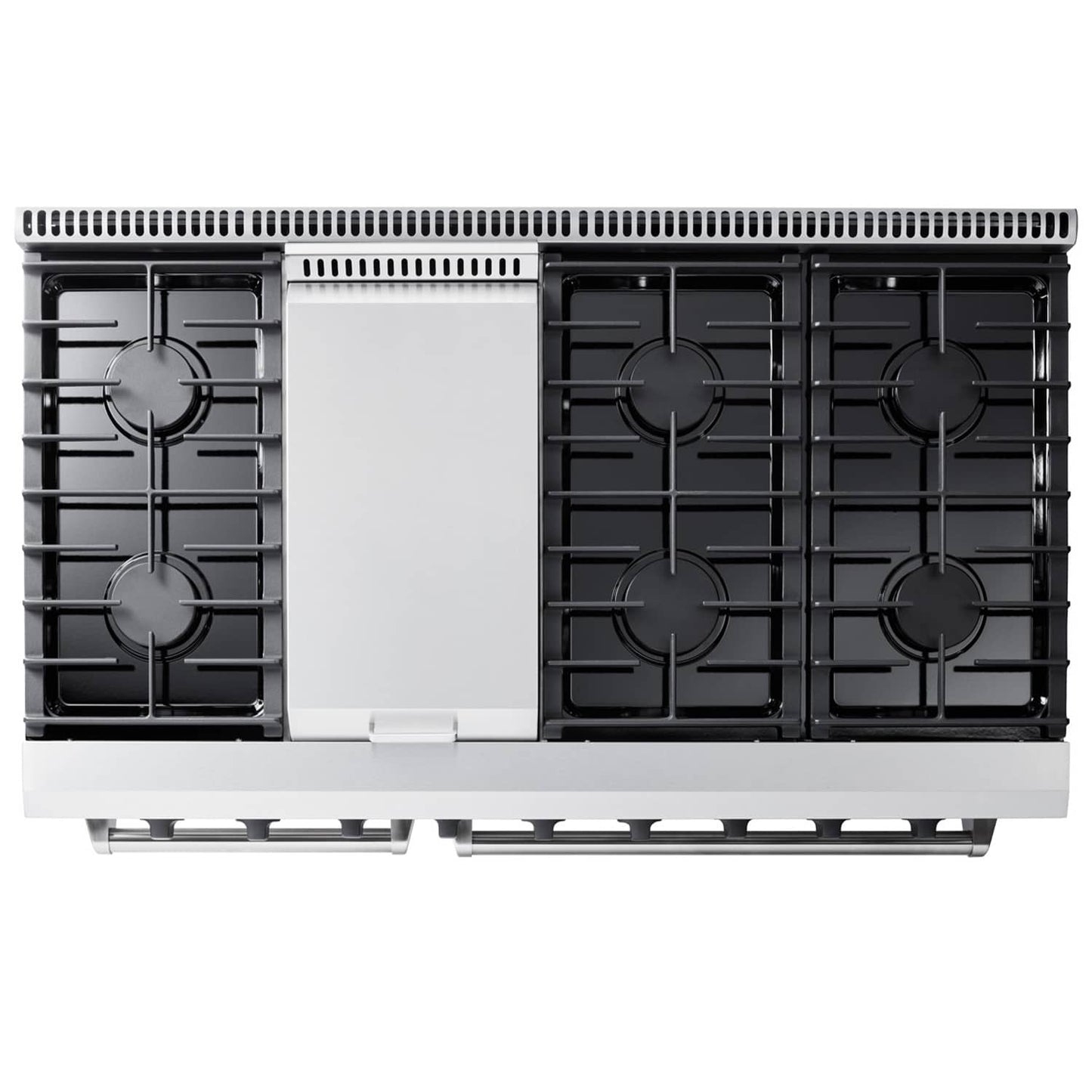 Thor Kitchen 48-Inch 6.8 Cu. Ft. Double Oven Propane Gas Range with in Stainless Steel  - LRG4807ULP