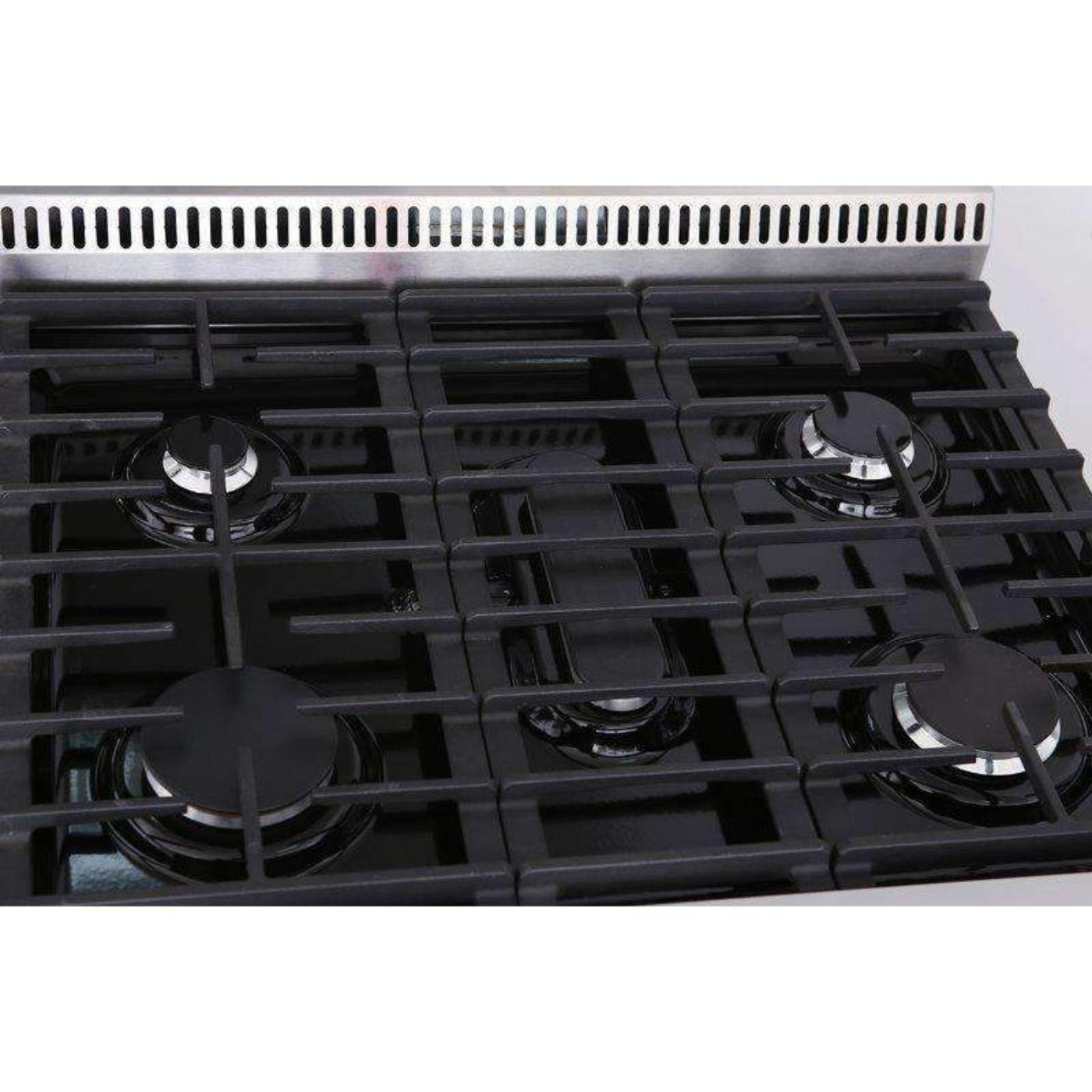 Thor Kitchen 5-Piece Appliance Package - 30-Inch Propane Gas Range, French Door Refrigerator, Wall Mount Hood, Dishwasher, and Microwave Drawer in Stainless Steel - APR5-LRG30B-LP
