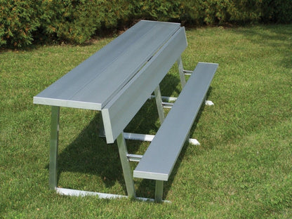 Trigon Sports PBS21 21 ft. Portable Team Bench with Back & Shelf - PBS21