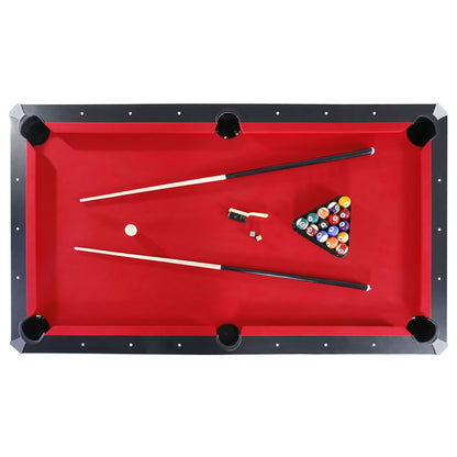Hathaway Park Avenue 7ft Multi Game Table with Top & Benches - BG2530PR