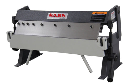 KAKA INDUSTRIAL Sheet Metal Brake, 24-Inch Metal Brake Bender, 20-Gauge Mild Steel Capacity,  Box and Pan Brake for Precision Bending, 0-135 Degree Adjustable Solid Construction Pan and Box Brake, Finger size is 1", 2", 3", 8" & 10"  W-2420A - 173102