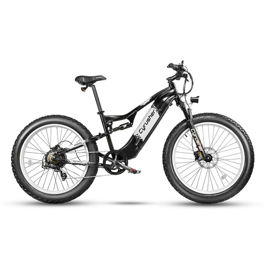Cyrusher Montta All-Terrain Full Suspension Ebike | 750W 17Ah - US-MNTA-WH