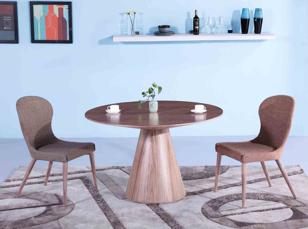 Whiteline Mods - Kira Round Dining Table DTI428 - DT1428-GRY