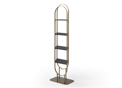 Whiteline Modern Living Koda Oval Bookshelf - DI1936