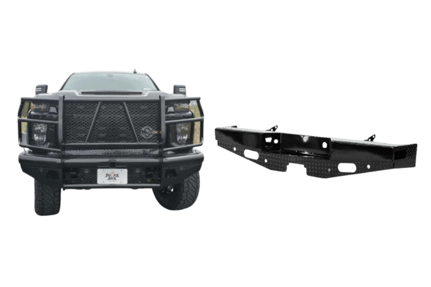 2019 Chevy Silverado 2500HD Workhorse Kit - Ranch Hand Front + Rear Bumper - workhorse-kit-15