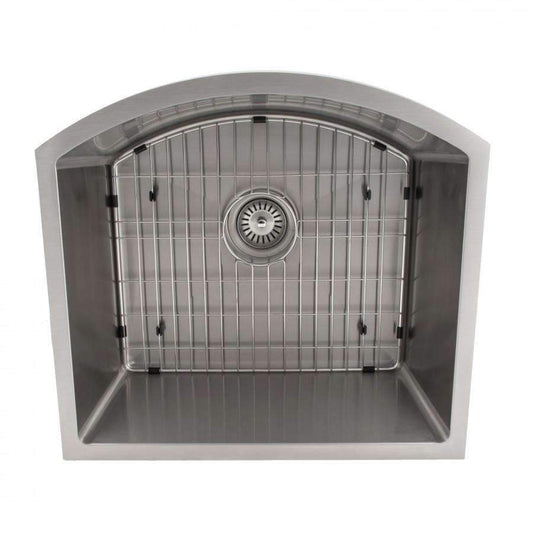 ZLINE 22-Inch Telluride Undermount Single Bowl Stainless Steel Kitchen Sink with Bottom Grid (SCS-22)