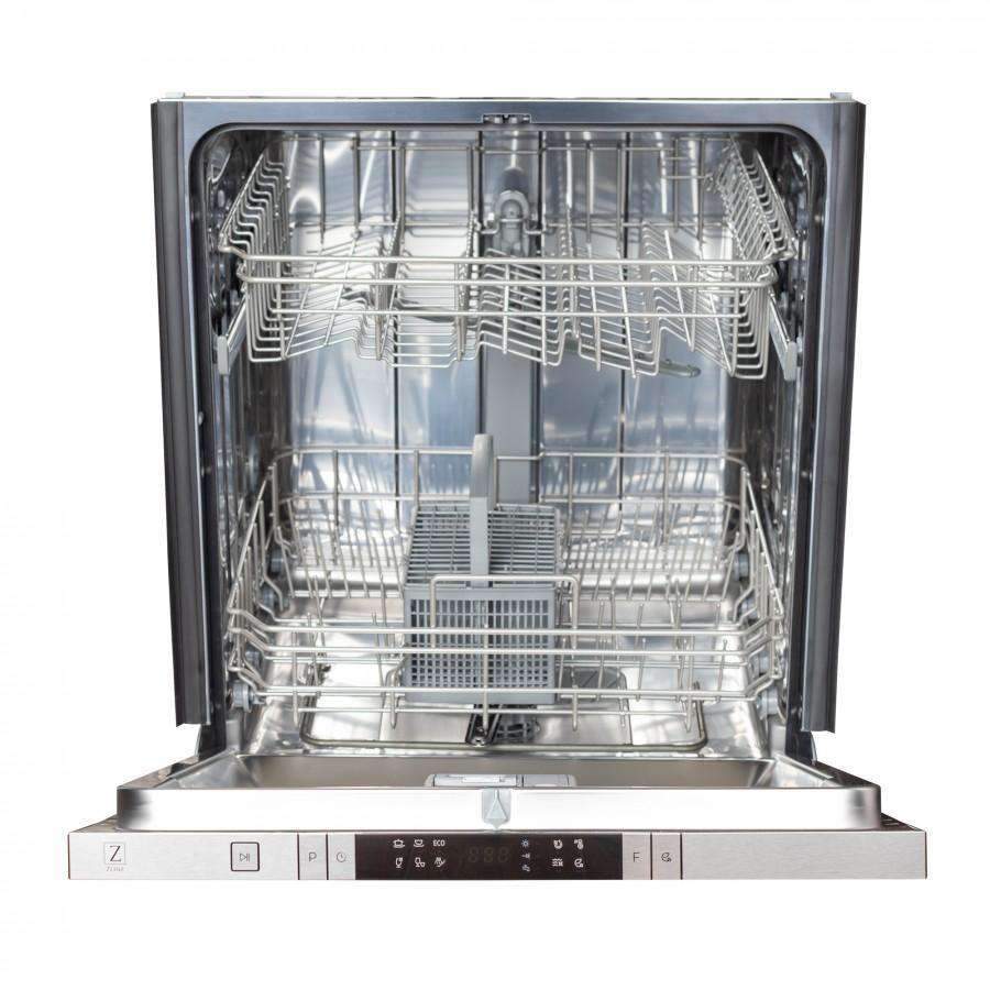 ZLINE 24-Inch Dishwasher in Hand-Hammered Copper Finish with Stainless Steel Tub and Modern Style Handle (DW-HH-24)