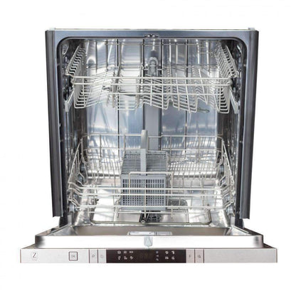 ZLINE 24-Inch Dishwasher in Hand-Hammered Copper Finish with Stainless Steel Tub and Modern Style Handle (DW-HH-24)