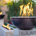 Sedona Hammered Copper Fire & Water Bowl Lifestyle