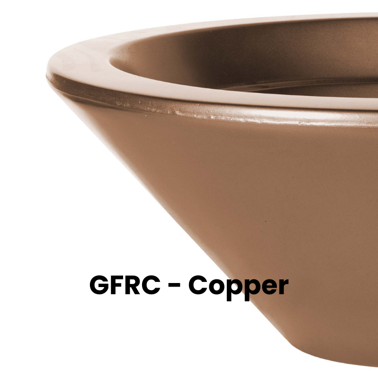 The Outdoor Plus Sedona Planter & Water Bowl-GFRC