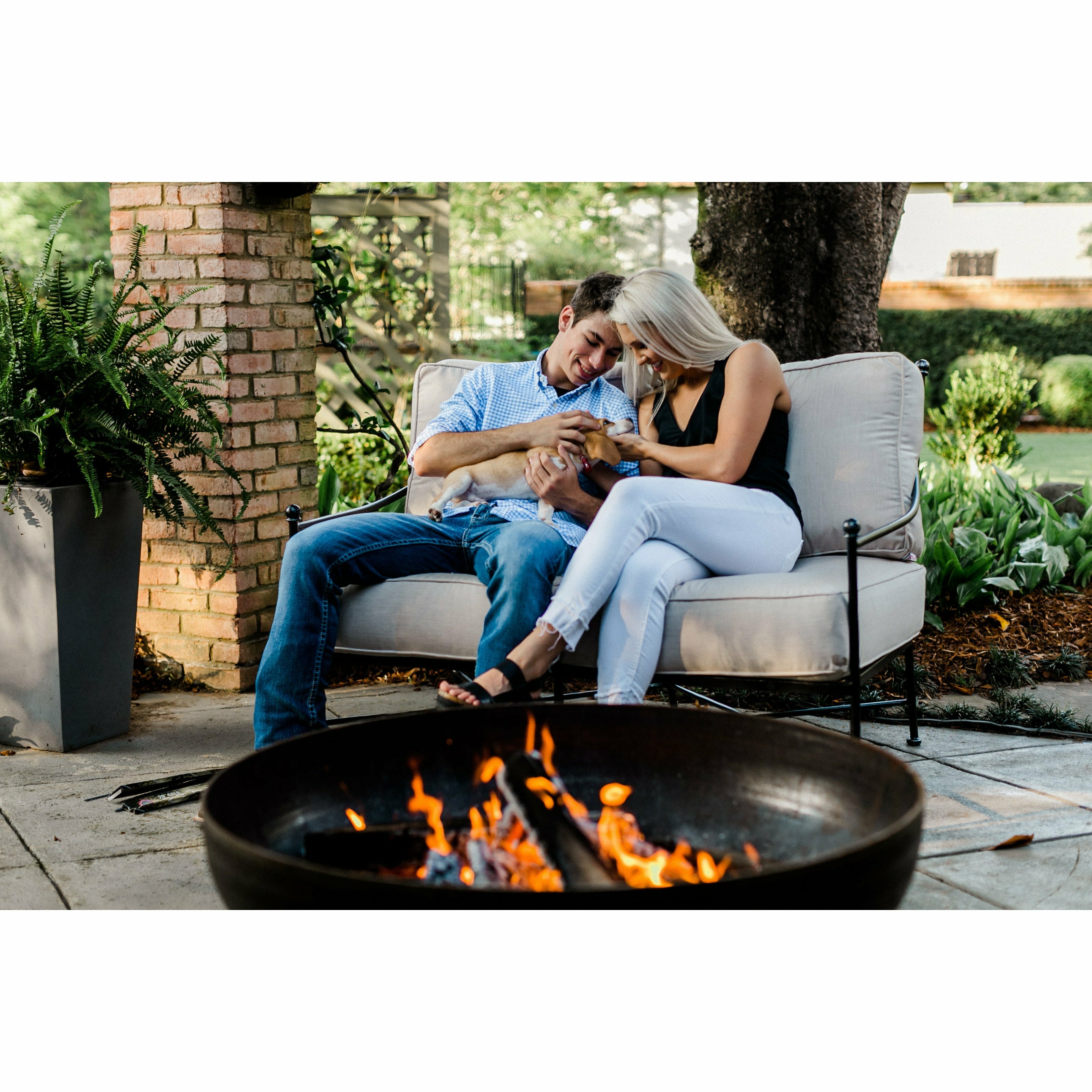 Seasons Fire Pits Elliptical Steel Fire Pit — My Backyard Zone Seasons Fire Pits Elliptical Steel Fire Pit — My Backyard Zone
