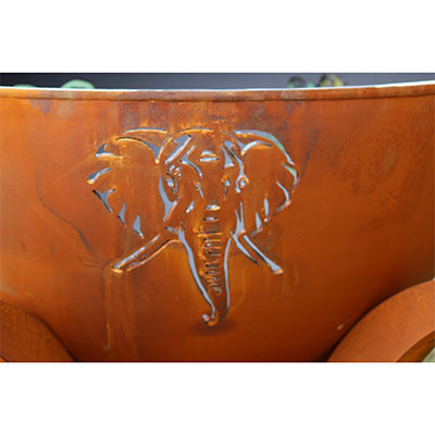  Africa's Big Five Fire Pit Elephant