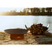  Asia 36 Fire Pit at the lake, with woods