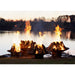 Asia Fire Pit Series With Burning Woods