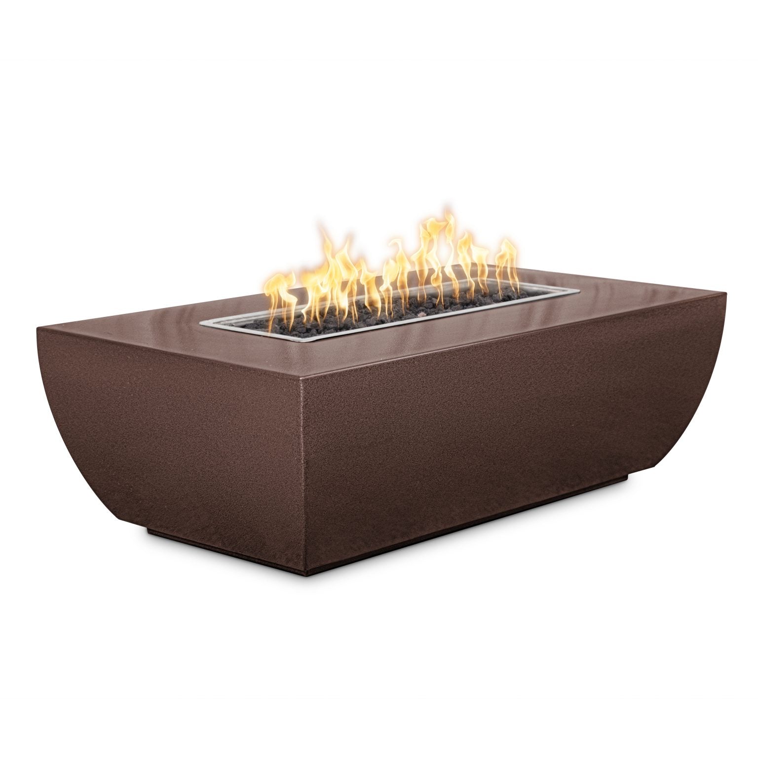 Avalon Powder Coated 15" Tall Fire Pit Copper Vein
