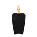 Baston Concrete Fire Pillar Black