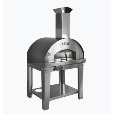 Bull Gas Fired Outdoor Pizza Oven with Cart - Left View
