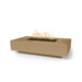 66" Cabo Linear Concrete Fire Pit Brown