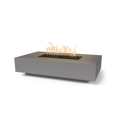 90" Cabo Linear Concrete Fire Pit Natural Gray