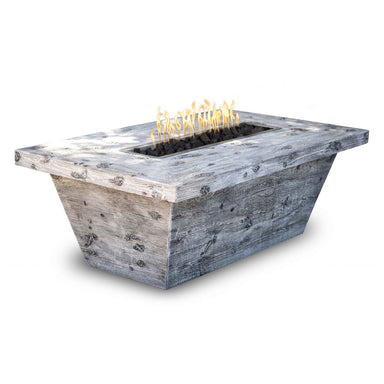 Carson Wood Grain Fire Pit Ebony