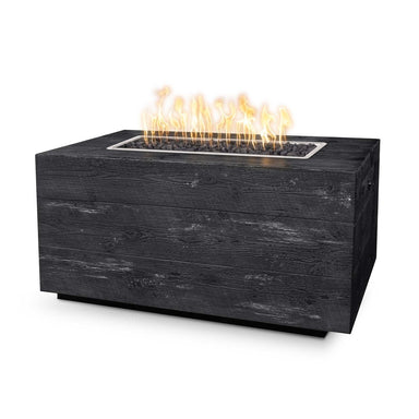 Catalina Wood Grain Fire Pit Ebony