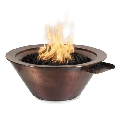 Cazo Hammered Copper Fire & Water Bowl