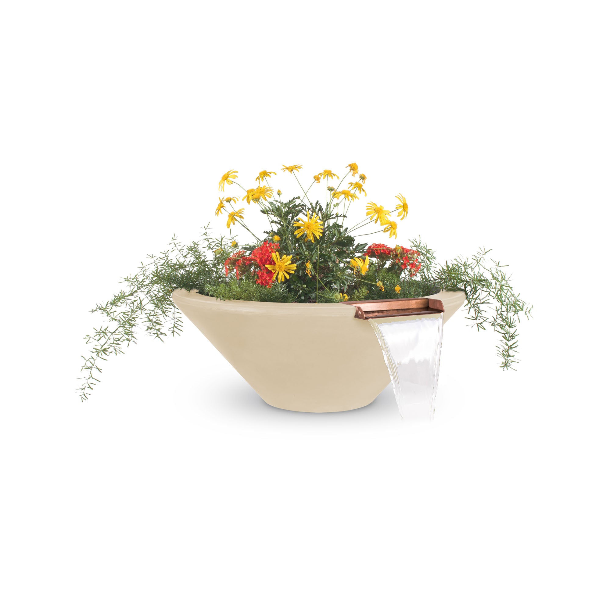 The Outdoor Plus Cazo Planter & Water Bowl-GFRC